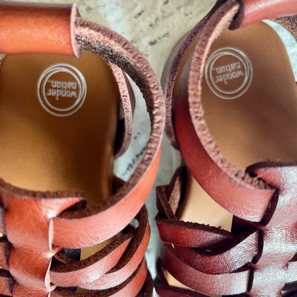 New Infant Leather Wonder Nation Sandals Size 2! - Picture 4 of 5